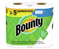 Bounty Paper Towels, 2 = 5 Regular Rolls