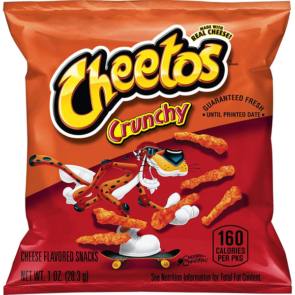 Cheetos Crunchy Cheese Flavored Snacks, 1 Oz