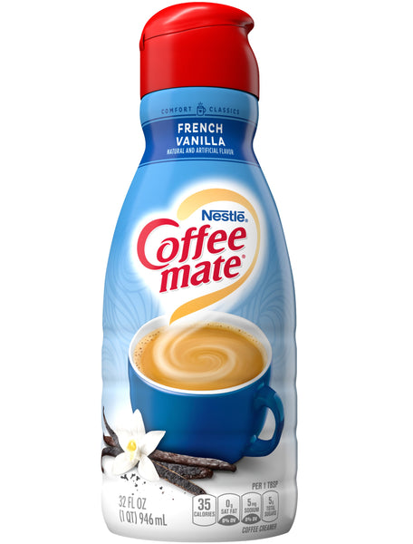 Coffeemate French Vanilla Liquid Coffee Creamer, 32 Oz