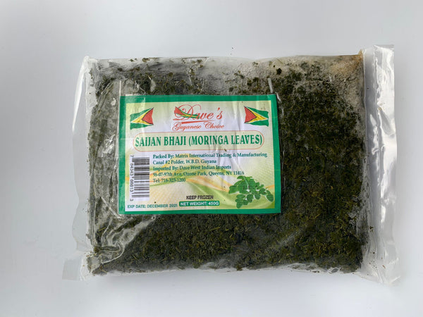 Dave's Saijan Bhaji (Moringa Leaves), 450 Grams
