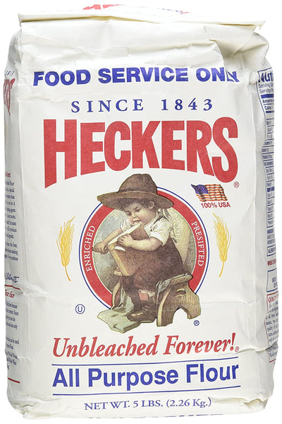 Heckers Unbleached Flour, 5 Lb