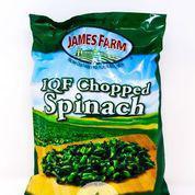 James Farm IQF Chopped Spinach, 2 Pounds