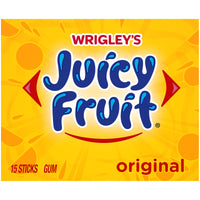 Wrigley's Juicy Fruit Gum, 15 Sticks