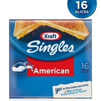 Kraft Singles American Cheese Slices, 16 Count