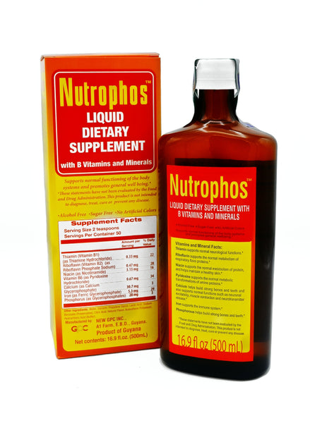 Nutrophos Liquid Dietary Supplement, 16.9 Oz