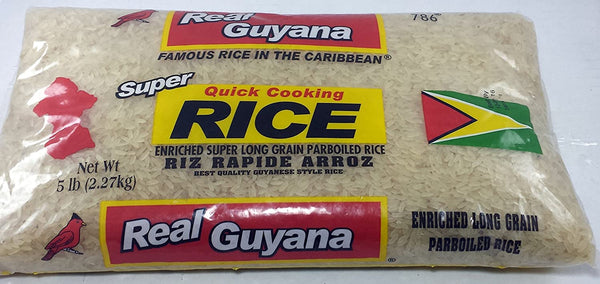 Real Guyana Parboiled Rice, 5 Pounds