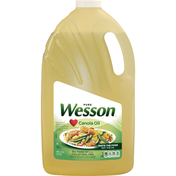Wesson Pure Canola Oil, 1 Gallon